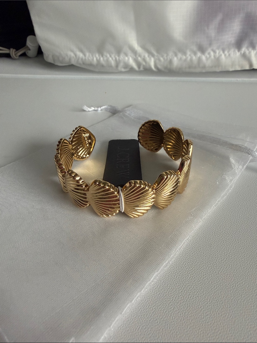J. Crew Shell Bangle Bracelet
